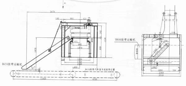 技術(shù)性能
1、輸送物料：袋裝水泥：50kg/包
2、擺線針輪減速機(jī)
(1)型號(hào)：BL15-9-1.1
(2)速比：9
(3)電動(dòng)機(jī)型號(hào)：Y90S-4
功率0.55KW 轉(zhuǎn)速1410r/min
