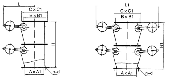 As a dust funnel locking gas discharging dust devices for various dust filtering equipments and various mill machine